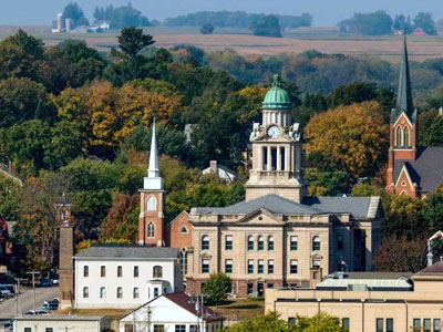 Decorah river valley
